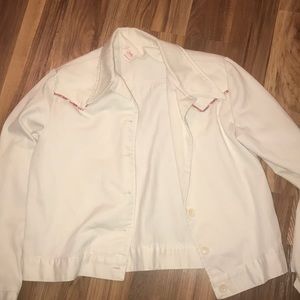 Lady wrangler white denim jacket